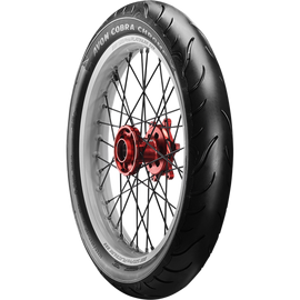 AVON COBRA CHROME FRONT RIENFORCED BIAS MOTORCYCLE TIRES BLACKWALL - The Speed Shop Canada