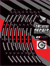 Load image into Gallery viewer, Rim Decals 19" Honda Logo Rear