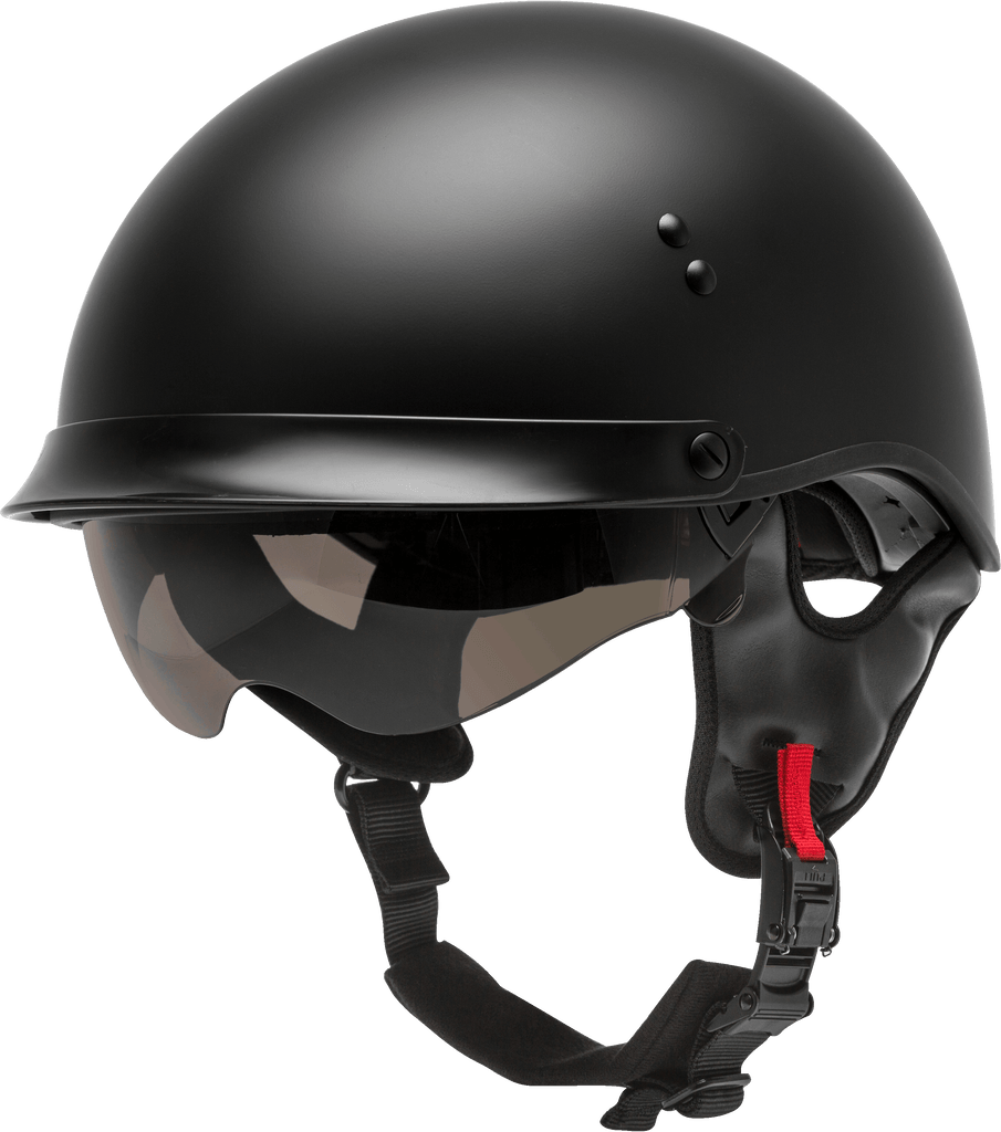 Hh 65 Half Helmet Full Dressed Matte Black Md