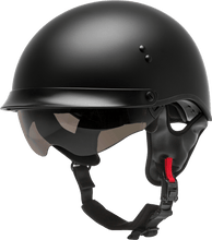 Load image into Gallery viewer, Hh 65 Half Helmet Full Dressed Matte Black Md