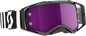 Prospect Racing Goggle Blk/ Wht Purple Chrome Works