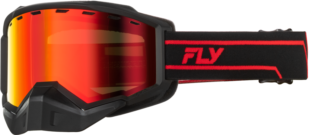 Focus Snow Red/Black W/Amber Mirror/Amber Lens