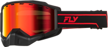 Load image into Gallery viewer, Focus Snow Red/Black W/Amber Mirror/Amber Lens