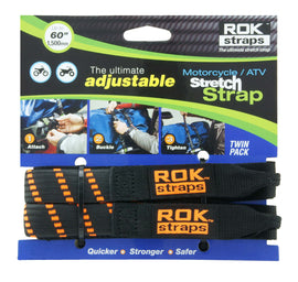 Motorcycle Strap Black/Orange 18