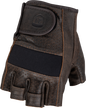 Half Jab Gloves Brown Sm
