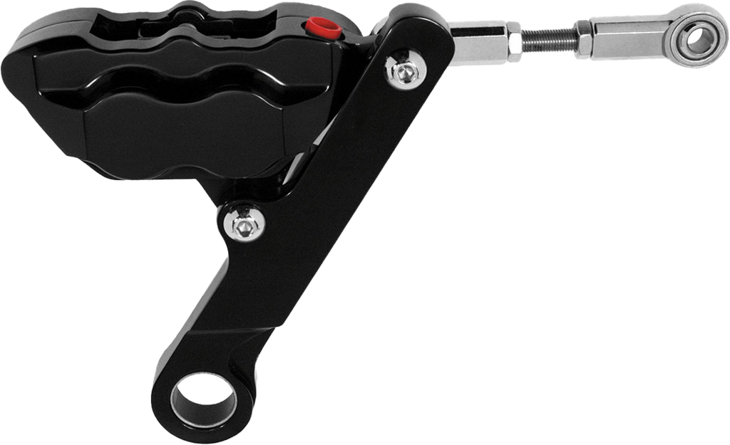 4 Piston Front Brake Kit Flsts Black