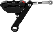 Load image into Gallery viewer, 4 Piston Front Brake Kit Flsts Black