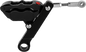 4 Piston Front Brake Kit Flsts Black