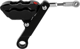 Hawg Halters Inc 4 Piston Front Brake Kit Flsts Black 750-04009