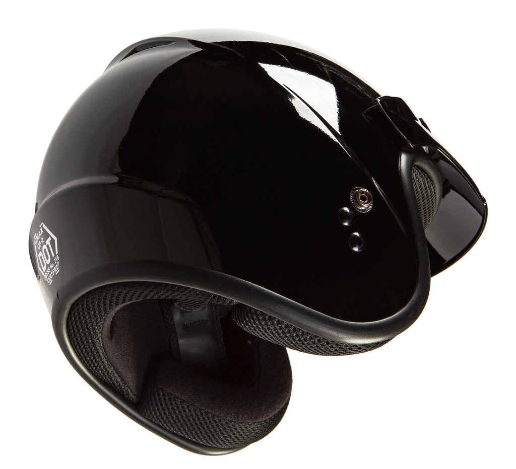 Youth Of 2y Open Face Helmet Black Ym