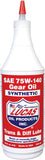 LUCAS Synthetic Gear Oil 75w140 1 Qt (12/Case  Sold Ea) 58-5206
