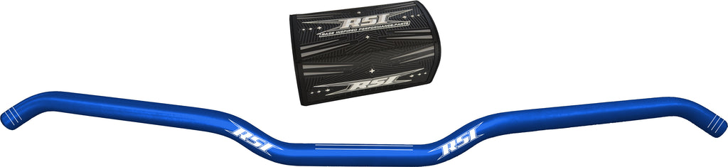 Hustler 7/8" Handlebar 1" Rise Dark Blue
