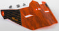 Visor W/Screws Colfax Mx 46y Matte Orange/Black Ys Yl