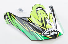 Load image into Gallery viewer, Visor W/Screws Raz Mx 86 Green/Hi Vis Yellow