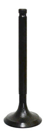 Close-up of NAMURA engine intake valve showing metallic finish and precise manufacturing details.