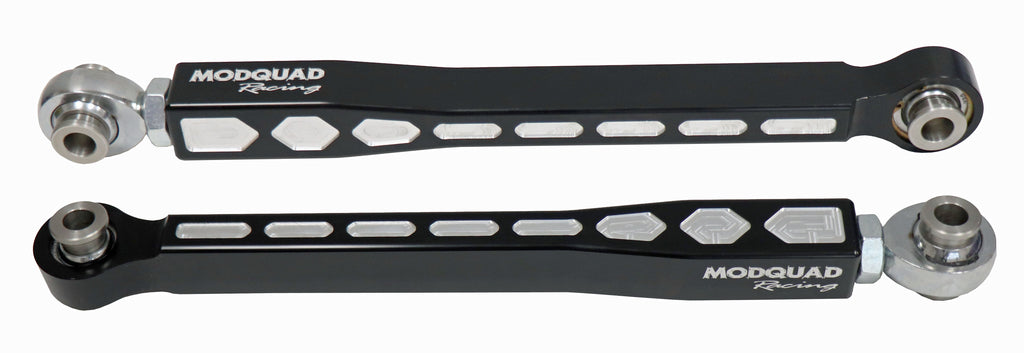 Rear Sway Bar Links Adjustable Black Pol