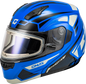 Md 04s Sector Snow Helmet W/ Electric Shield Blue/Black Lg