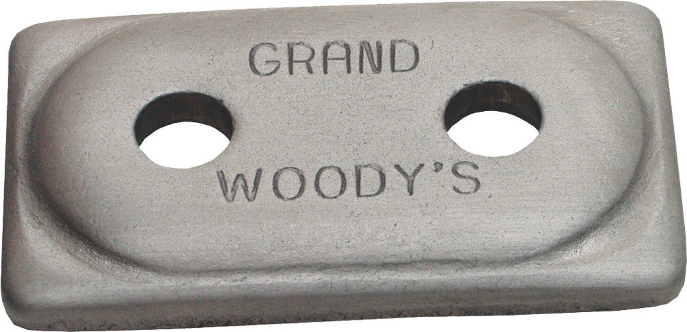 Double Grand Digger Support Plates Aluminum 250/Pk