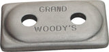 Woodys Double Grand Digger Support Plates Aluminum 48/Pk 18-3297-48