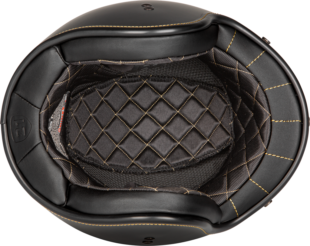 .38 Retro Helmet Matte Black 2x