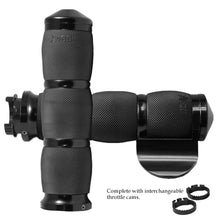 Load image into Gallery viewer, Air Cushioned Grips W/Throttle Boss 1" Black