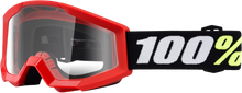 Load image into Gallery viewer, Strata Mini Goggle Red Clear Lens