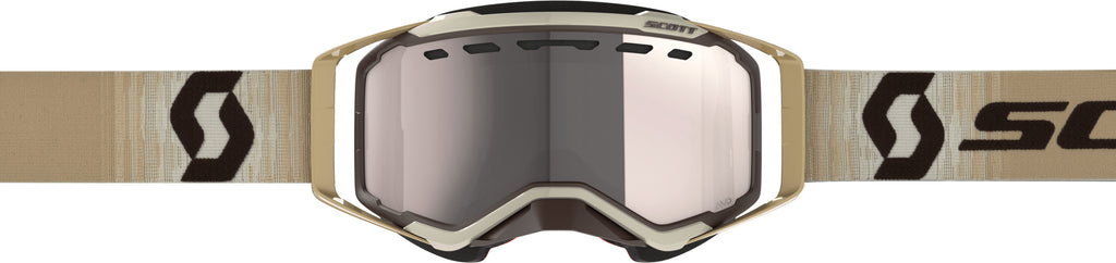 Prospect Snwcrss Goggle Beige/Brn Enhncr Slvr Chrome