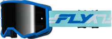 Load image into Gallery viewer, Youth Zone Goggle Blue/White W/ Black Mirror/Smoke Lens