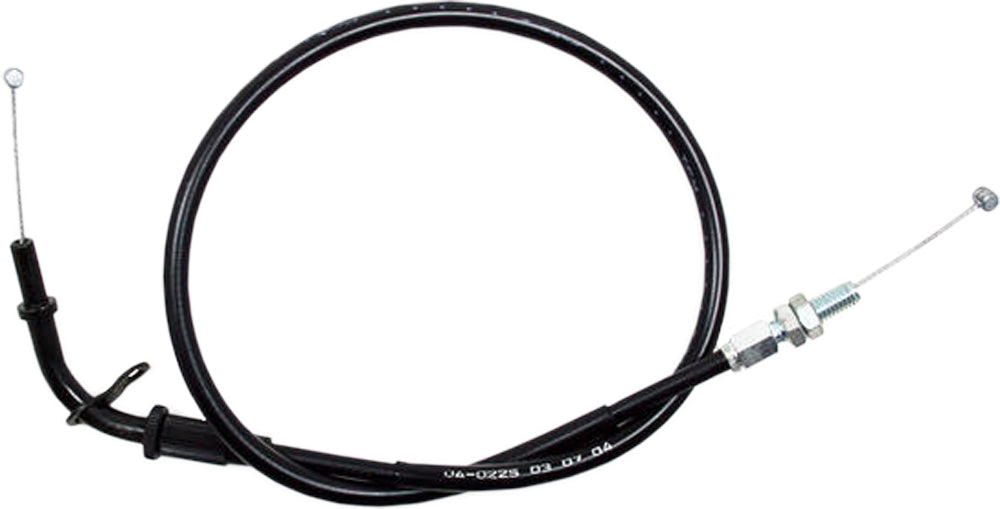 Black Vinyl Throttle Pull Cable