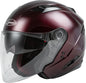 Of 77 Open Face Helmet Wine Red Md