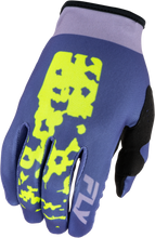 Load image into Gallery viewer, Girl's Lite Flake Gloves Lavendar/Blue/Yellow Yl