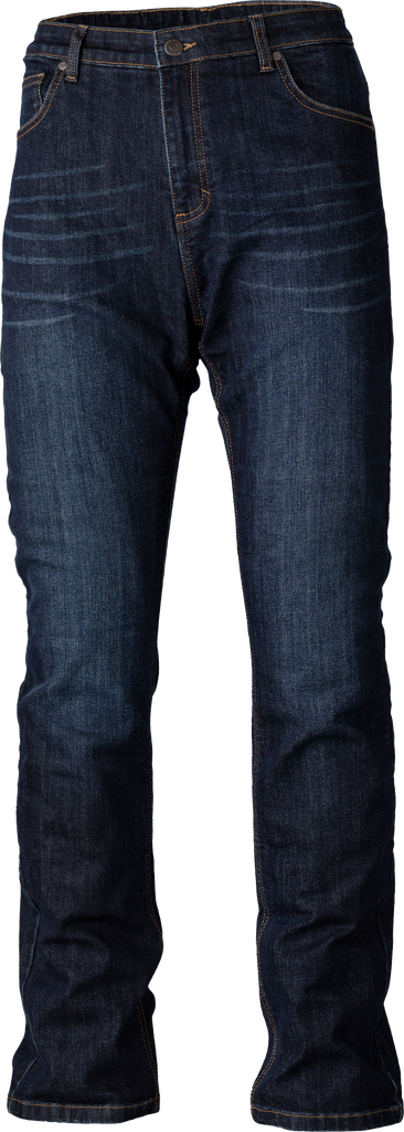 Womens Straight Leg 2 Jeans Dark Blue Sm