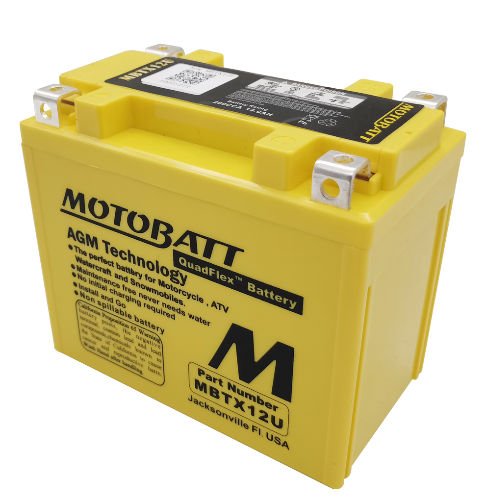 Battery Mbtx12u Sealed Factory Activated