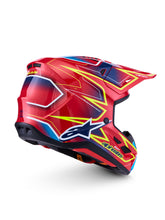 Load image into Gallery viewer, S M7 Cast Helmet Ece06/Dot Red/Yllw Fluo/Blue Glossy Xl