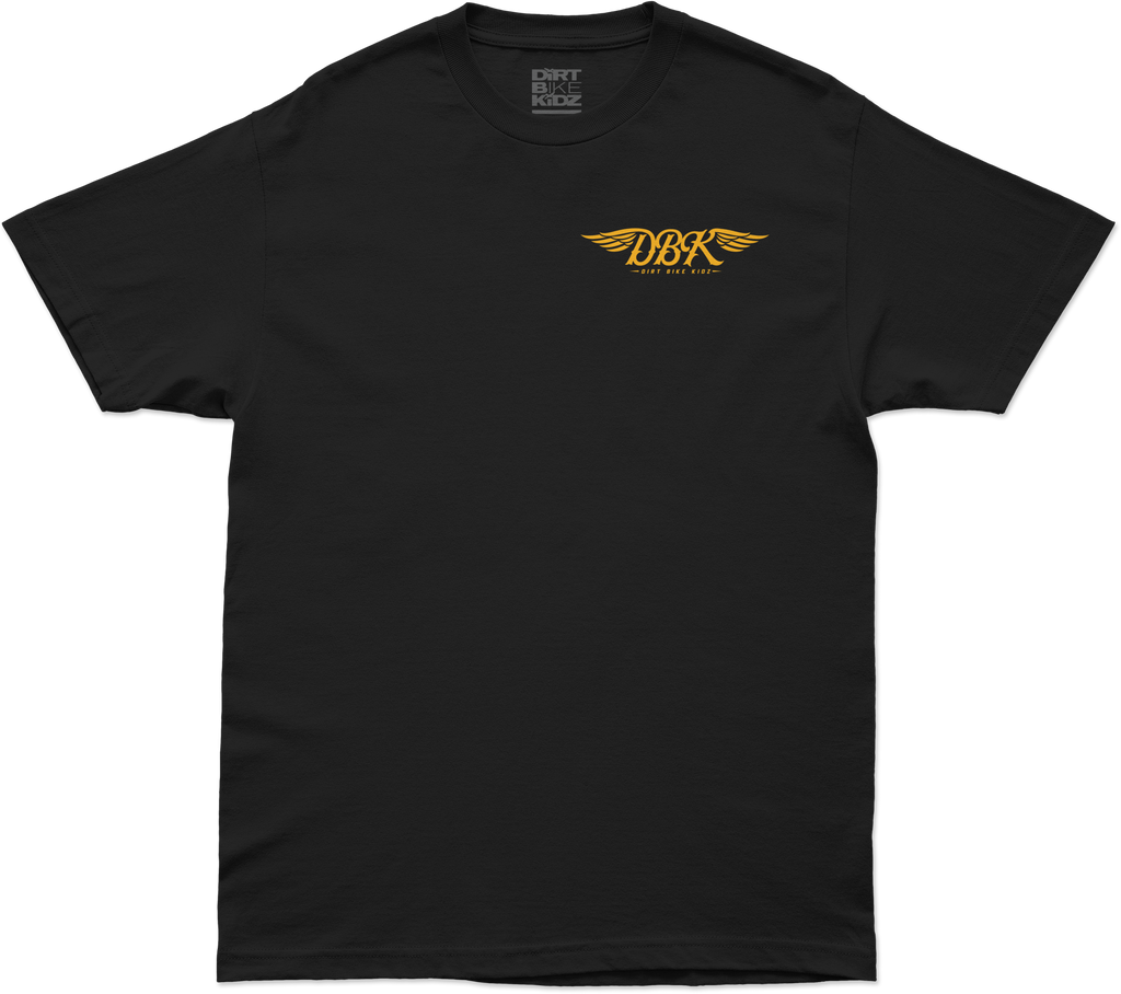 Goldwings Tee Black Sm