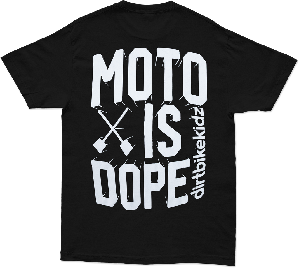 Moto Is Dope Tee Black Sm