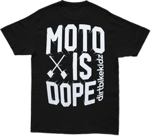 Load image into Gallery viewer, Moto Is Dope Tee Black Sm