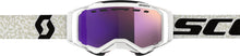 Load image into Gallery viewer, Prospect Snwcrss Goggle Wht/Blk Enhncr Purple Chrome