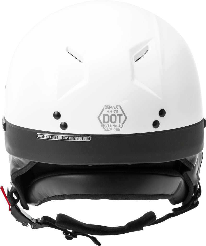 Hh 75 Half Helmet White Xl