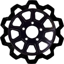 Load image into Gallery viewer, 9 Spoke Rotor  Rear Blk/Blk Bow Tie 11.5"  6mm