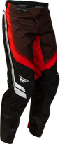 F 16 Raze Pants Black/Red/White Sz 46