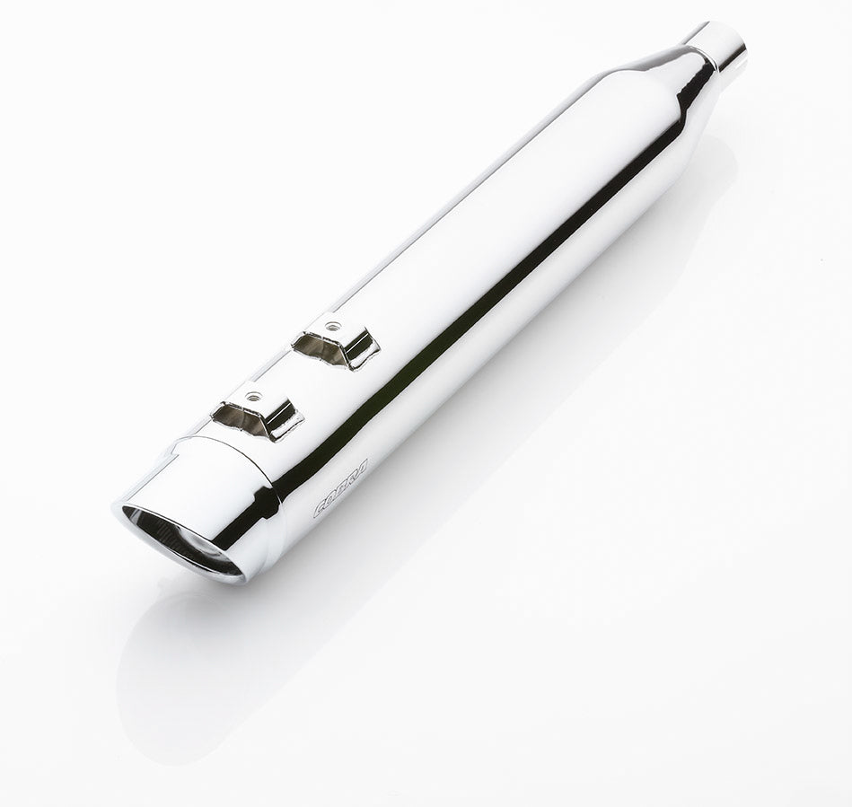 Slip Ons W/Billet Tips Chrome Tri Glide 09 25