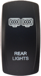 Dash Switch Rocker Face Rear Lights