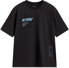 Load image into Gallery viewer, Chalk Oversized Ss Csf Tee Black Md