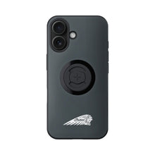 Load image into Gallery viewer, Indian Phone Case W/Headdress Iphone 16 Gray W/Logo