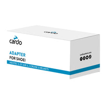 Load image into Gallery viewer, CARDO adapter for Shoei Gen 3 helmets, helmet accessory for seamless audio system integration.