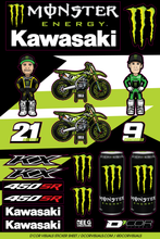 Load image into Gallery viewer, Decal Sheets Kawasaki