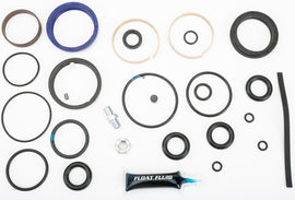 FOX Float 3 Rebuild Kit for One Shock suspension system, featuring replacement parts and seals for FOX mountain bike shocks.