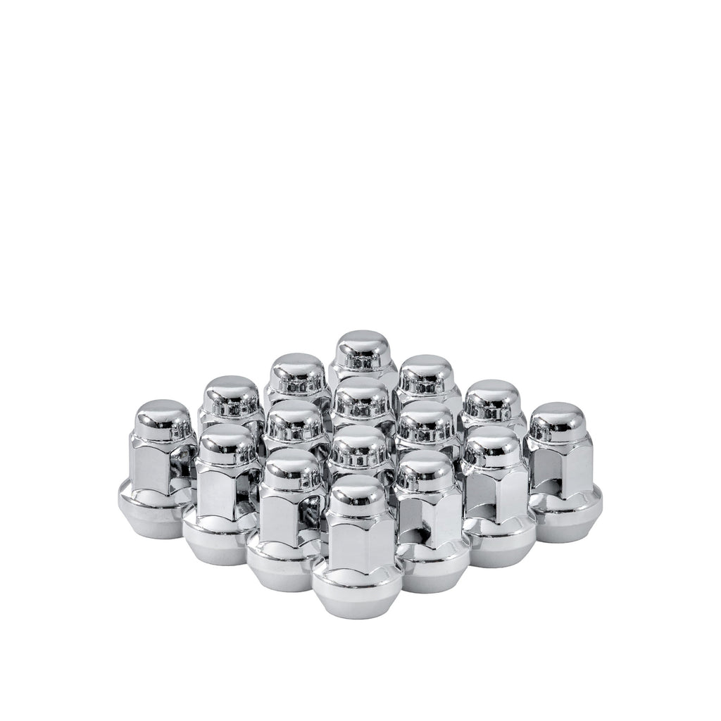 Lug Nuts Chrome Pol 3/8" 24 60  Tapered 16/Pk