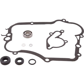 Vertex Water Pump Rebuild Kit 680-10008 for engine, showing components and parts laid out on a clean surface.